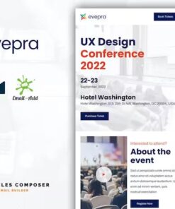 Evepra – Event / Conference Responsive Email Latest Version
